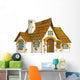 Little Old Fantasy Cottage Wall Decal