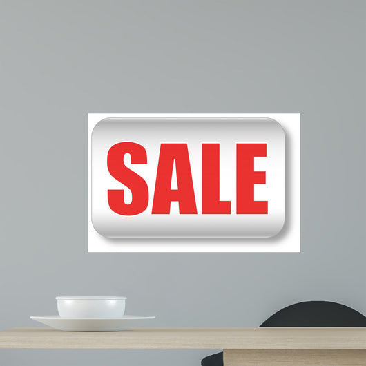 Sale Button Wall Decal
