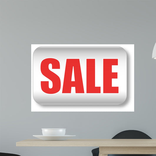 Sale Button Wall Decal
