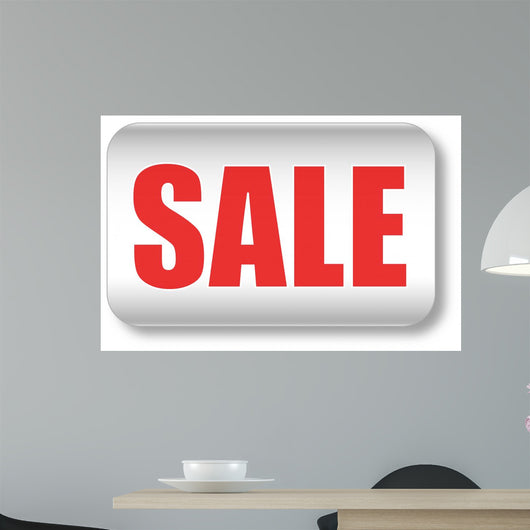 Sale Button Wall Decal