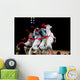Rampant Circus Horses Wall Decal