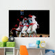 Rampant Circus Horses Wall Decal