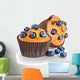 Blueberry Muffins Wall Decal