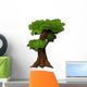 Cartoon Big Old Tree Wall Decal