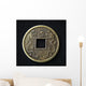 Chinese Feng Shui Coin Wall Decal