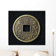 Chinese Feng Shui Coin Wall Decal