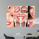 Smiling Young Woman Wall Decal
