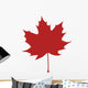 Red Organic and Natural Wall Decal