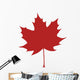 Red Organic and Natural Wall Decal
