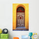 Door with Yellow Stucco Walls Wall Decal