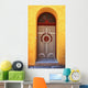 Door with Yellow Stucco Walls Wall Decal