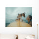 Owner Takes His Dog Wall Decal