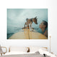 Owner Takes His Dog Wall Decal
