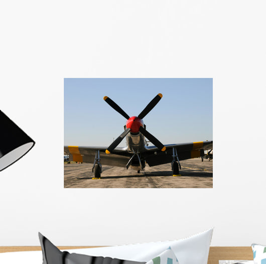 American Mustang Fighter Plane Wall Decal