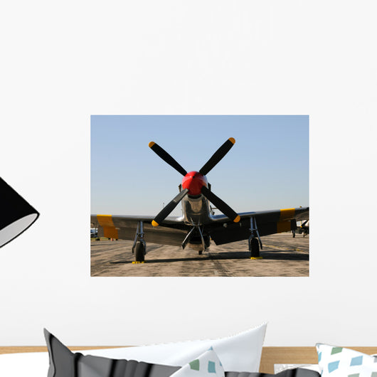 American Mustang Fighter Plane Wall Decal
