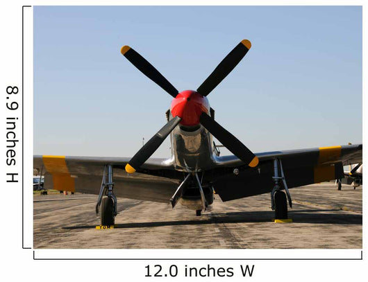 American Mustang Fighter Plane Wall Decal