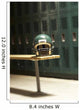 Football Helmet Bench Locker Wall Decal