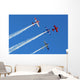 Stunt Aircraft Formation Blue Wall Decal