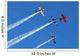 Stunt Aircraft Formation Blue Wall Decal