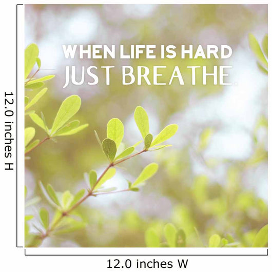 Inspiration Quote When Life Wall Decal