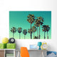 Santa Monica Palm Trees Wall Decal