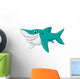 Cute Shark Cartoon Wall Decal
