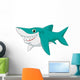 Cute Shark Cartoon Wall Decal