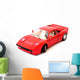 Red Sports Car Wall Decal