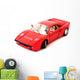 Red Sports Car Wall Decal