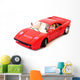Red Sports Car Wall Decal