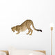 Cheetah Front White Wall Decal