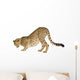 Cheetah Front White Wall Decal