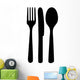 Cutlery Wall Decal