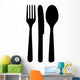 Cutlery Wall Decal