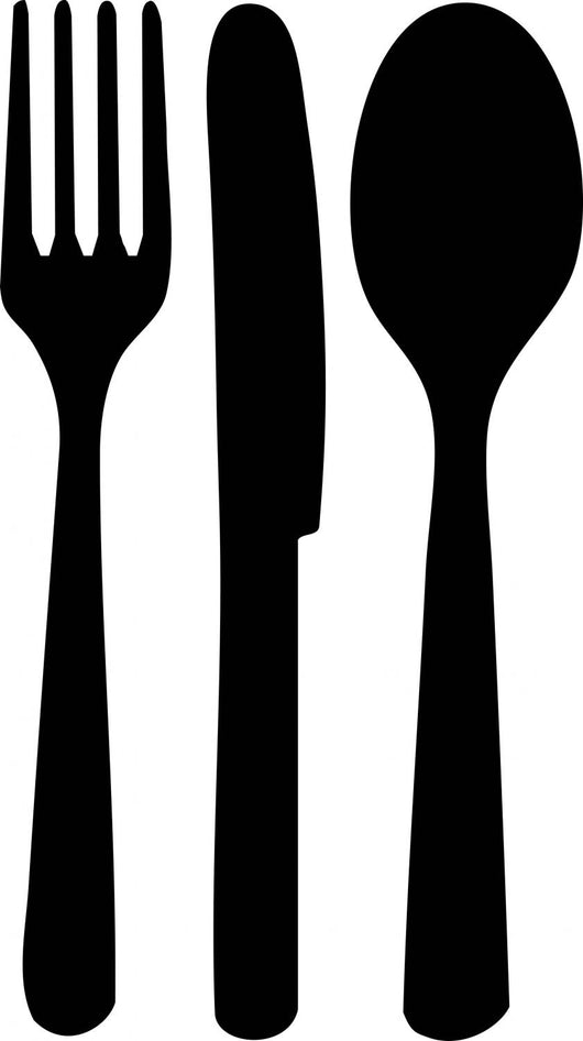 Cutlery Wall Decal