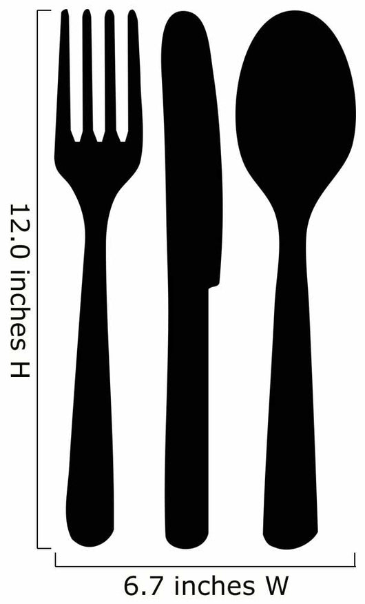 Cutlery Wall Decal