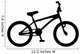 BMX Bike Wall Decal