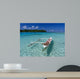 Fishing Boat Polynesian Beach Wall Decal