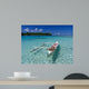 Fishing Boat Polynesian Beach Wall Decal