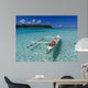 Fishing Boat Polynesian Beach Wall Decal
