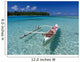 Fishing Boat Polynesian Beach Wall Decal