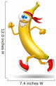 Banana Sportiva Wall Decal