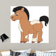 Cartoon Horse Wall Decal