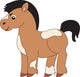 Cartoon Horse Wall Decal
