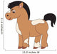 Cartoon Horse Wall Decal