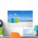 Caribbean Beach Chair Wall Decal