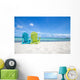 Caribbean Beach Chair Wall Decal