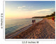Family Walk along Shore Wall Decal