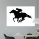 Race Horse Silhouette Wall Decal