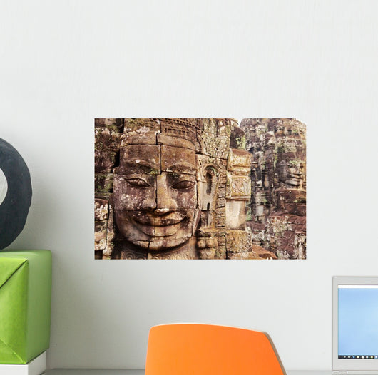 Faces Bayon Temple Angkor Wall Decal